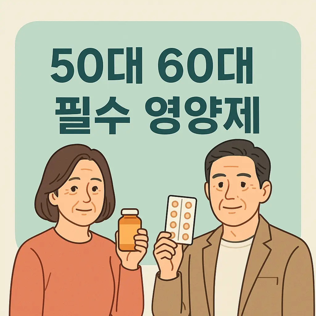 50대 60대 필수 영양제