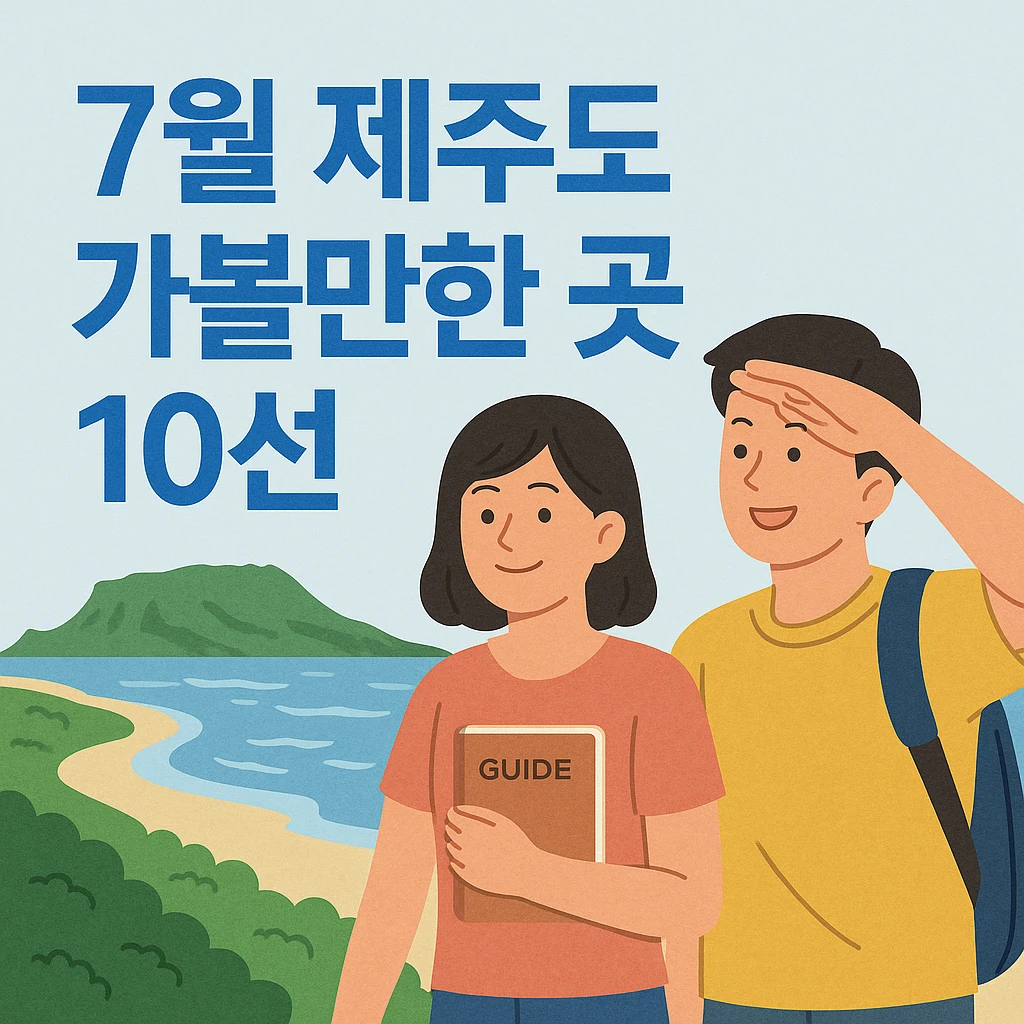 7월 제주도 가볼만한 곳