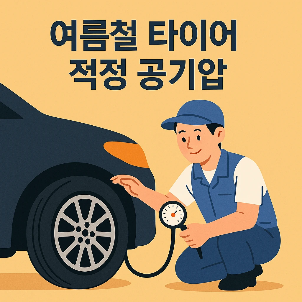 여름철 타이어 공기압