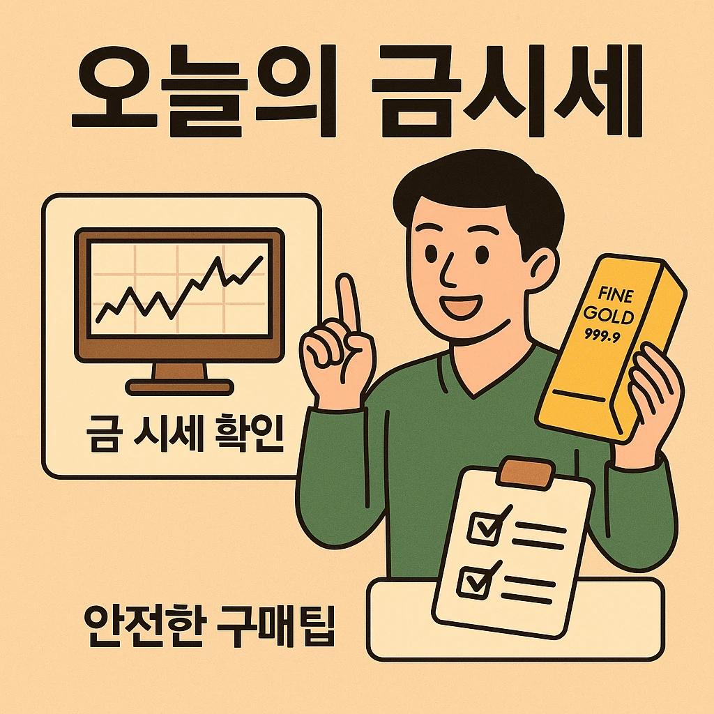 오늘의 금시세, 실시간 확인 방법과 안전한 금 구매 꿀팁