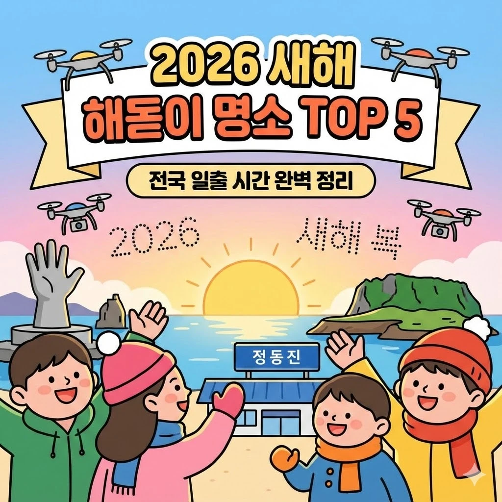 2026 해돋이 명소 해돋이 시간