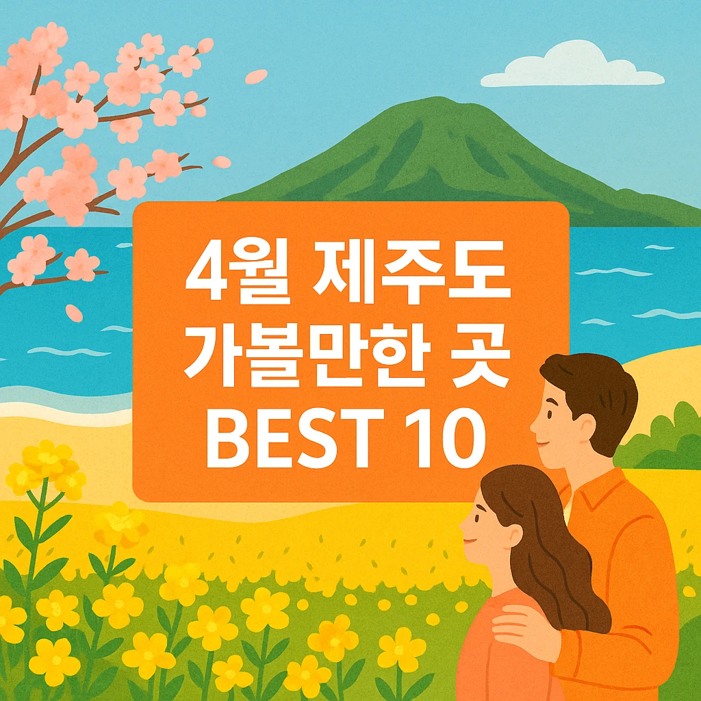 4월 제주도 가볼만한 곳