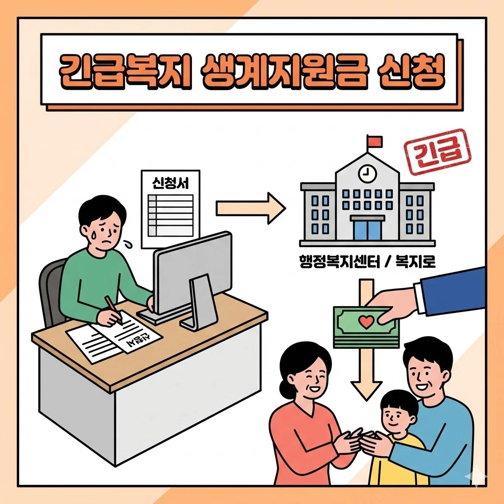 긴급복지 생계지원금 신청