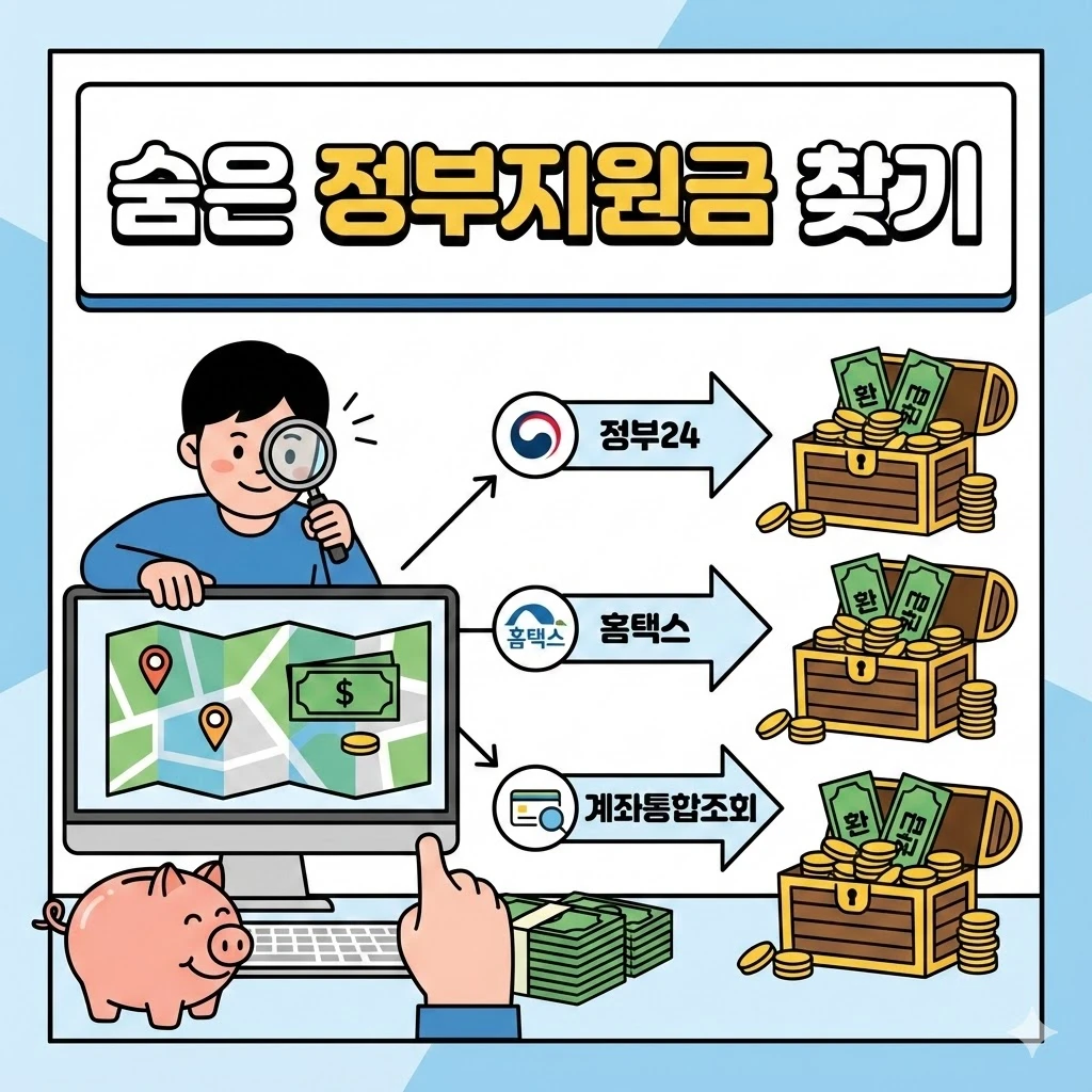 숨은 정부지원금 찾기