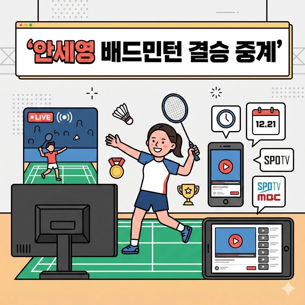 안세영 결승전 중계