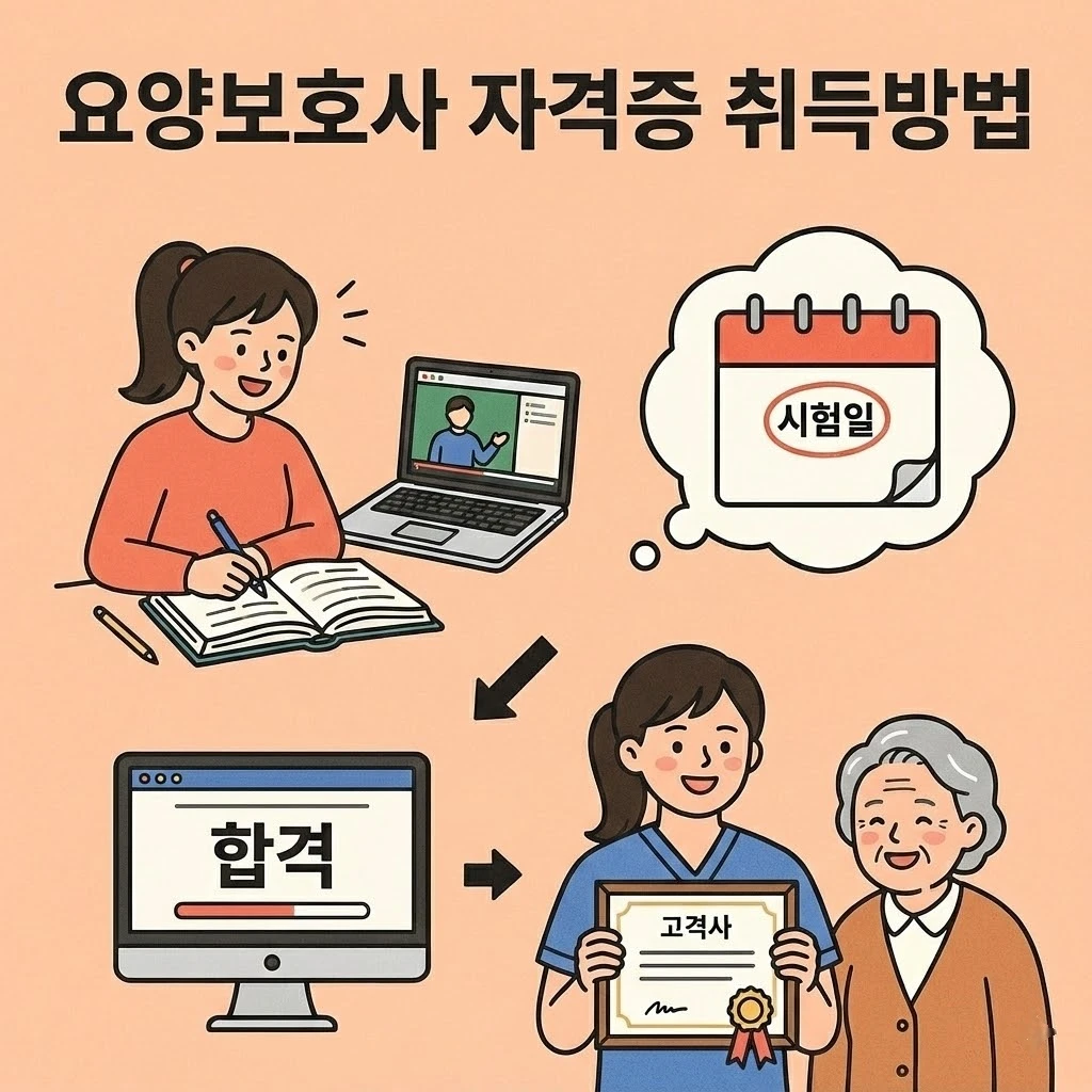 요양보호사 자격증 취득방법