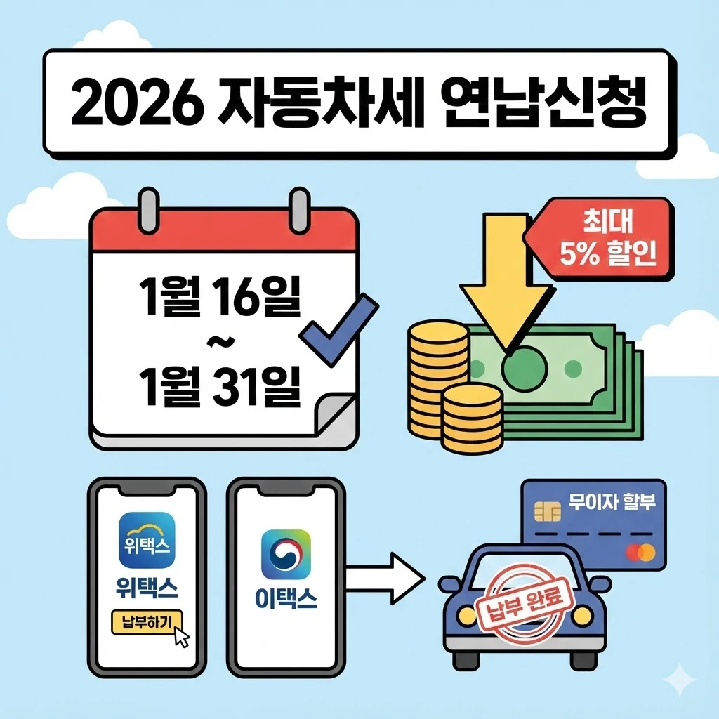 자동차세 연납신청