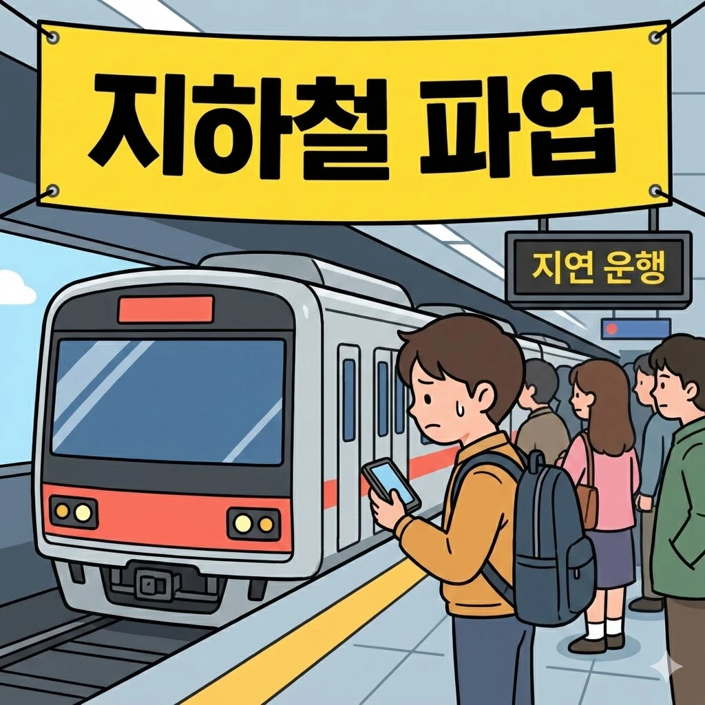 지하철 파업 시간표