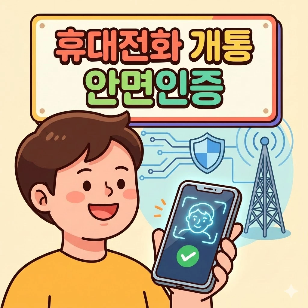 휴대전화 개통 안면인증