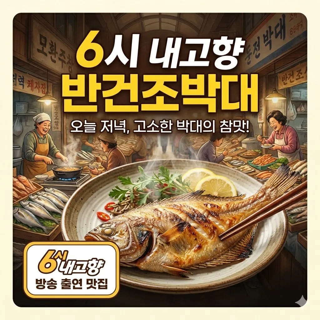 6시내고향 군산 박대