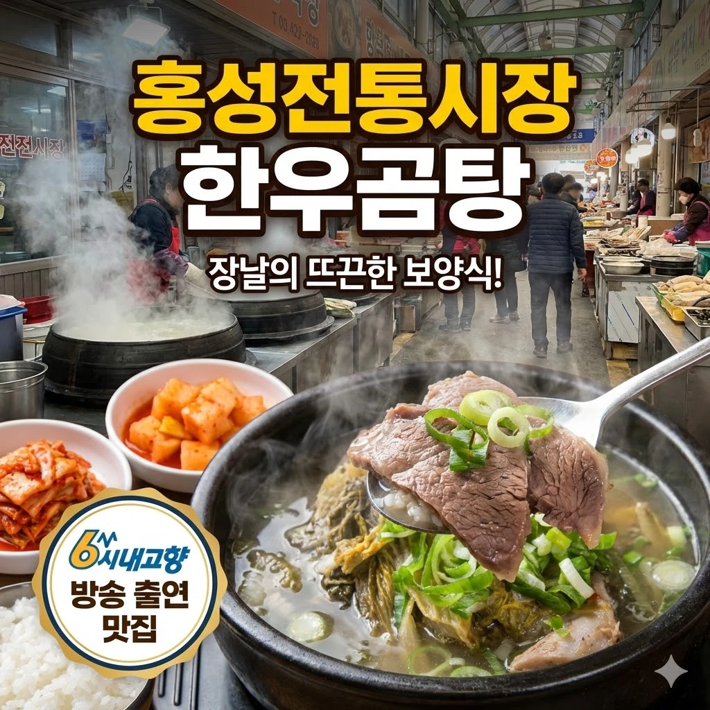 6시내고향 홍성시장 한우곰탕