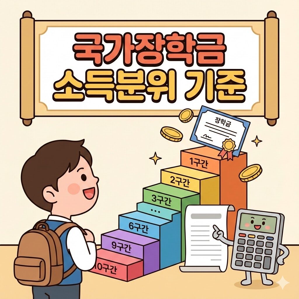 국가장학금 소득분위 기준