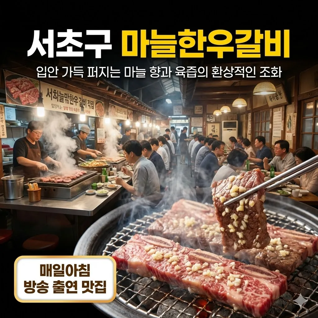 매일아침 서초구 마늘한우갈비