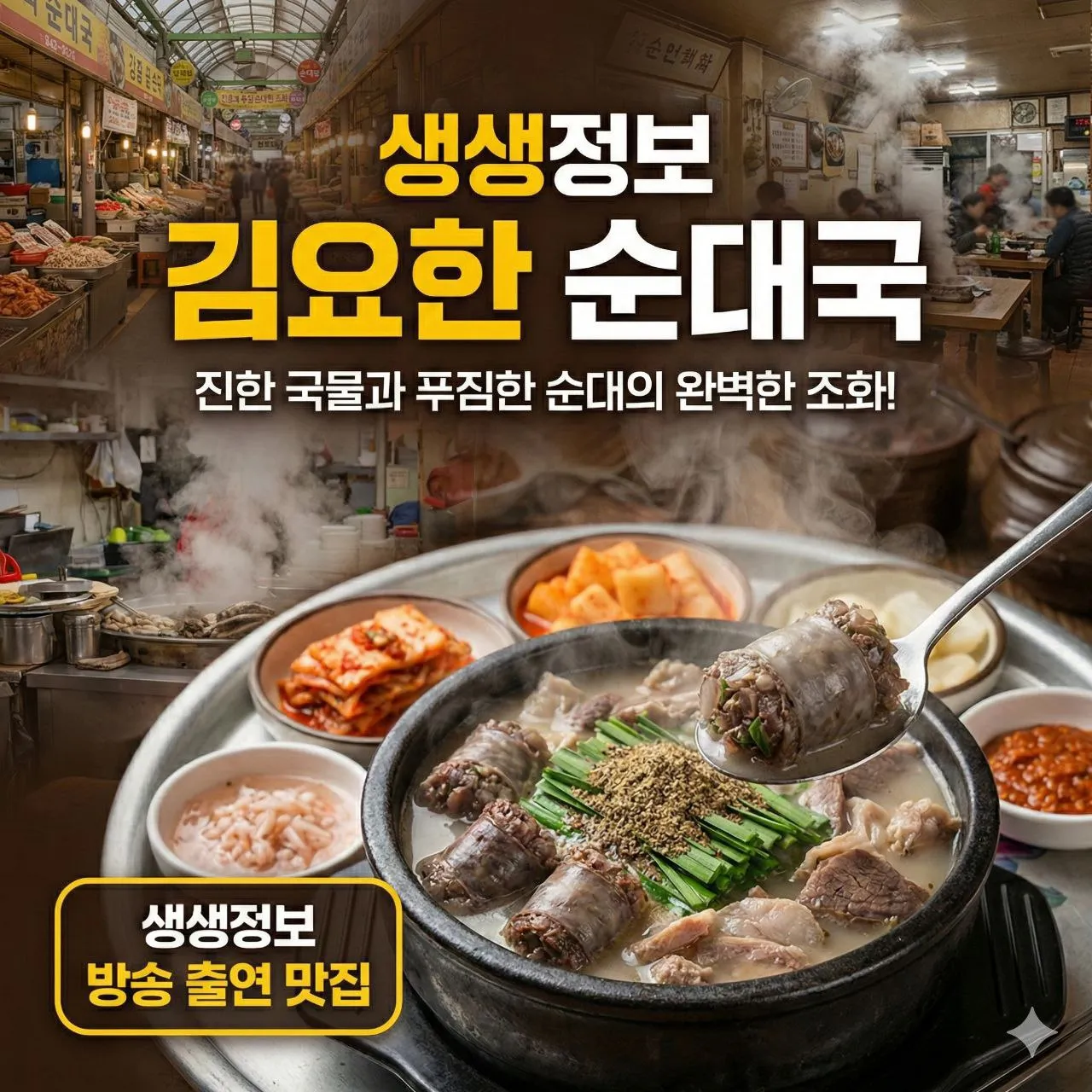 생생정보 김요한 순대국
