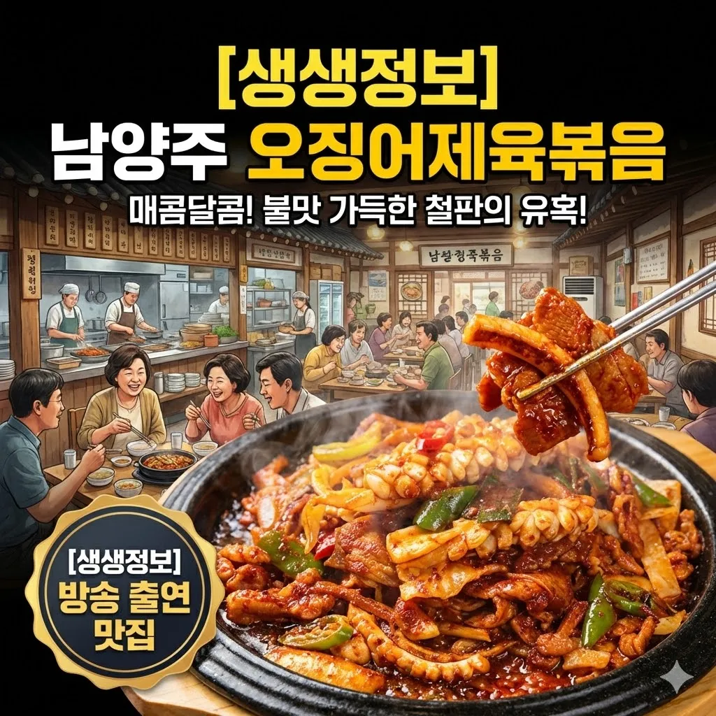 생생정보 남양주 오징어제육볶음