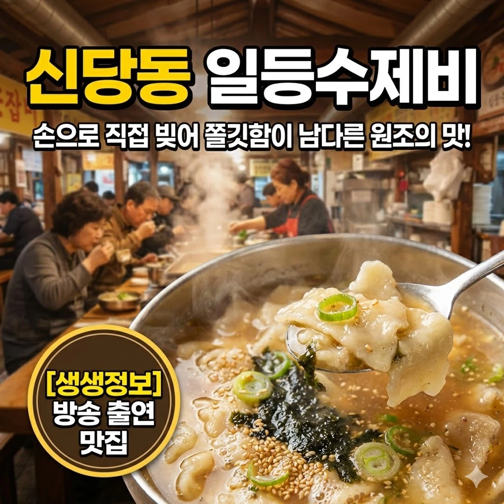 생생정보 신당동 일등수제비