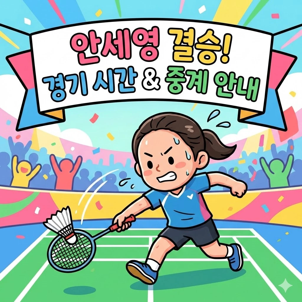 안세영 결승 중계 보기