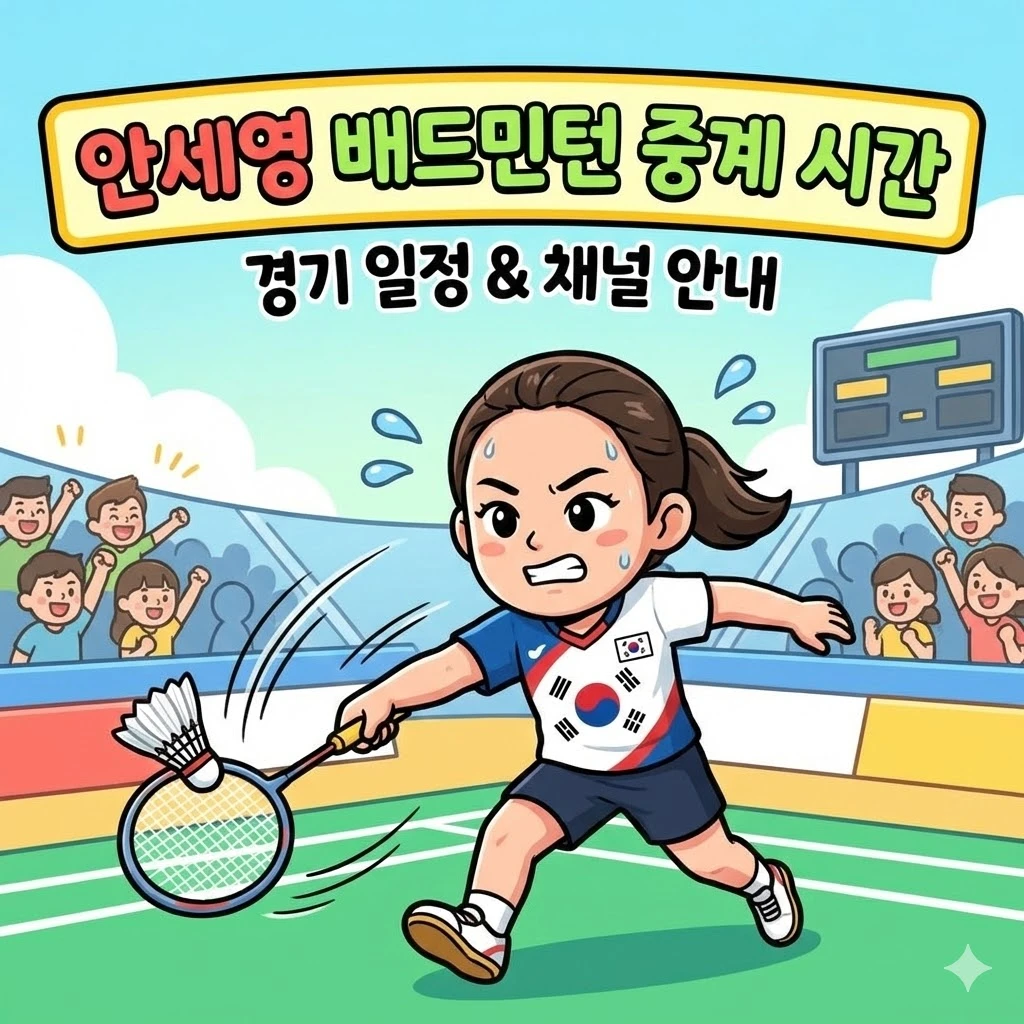 안세영 배드민턴 중계 시간
