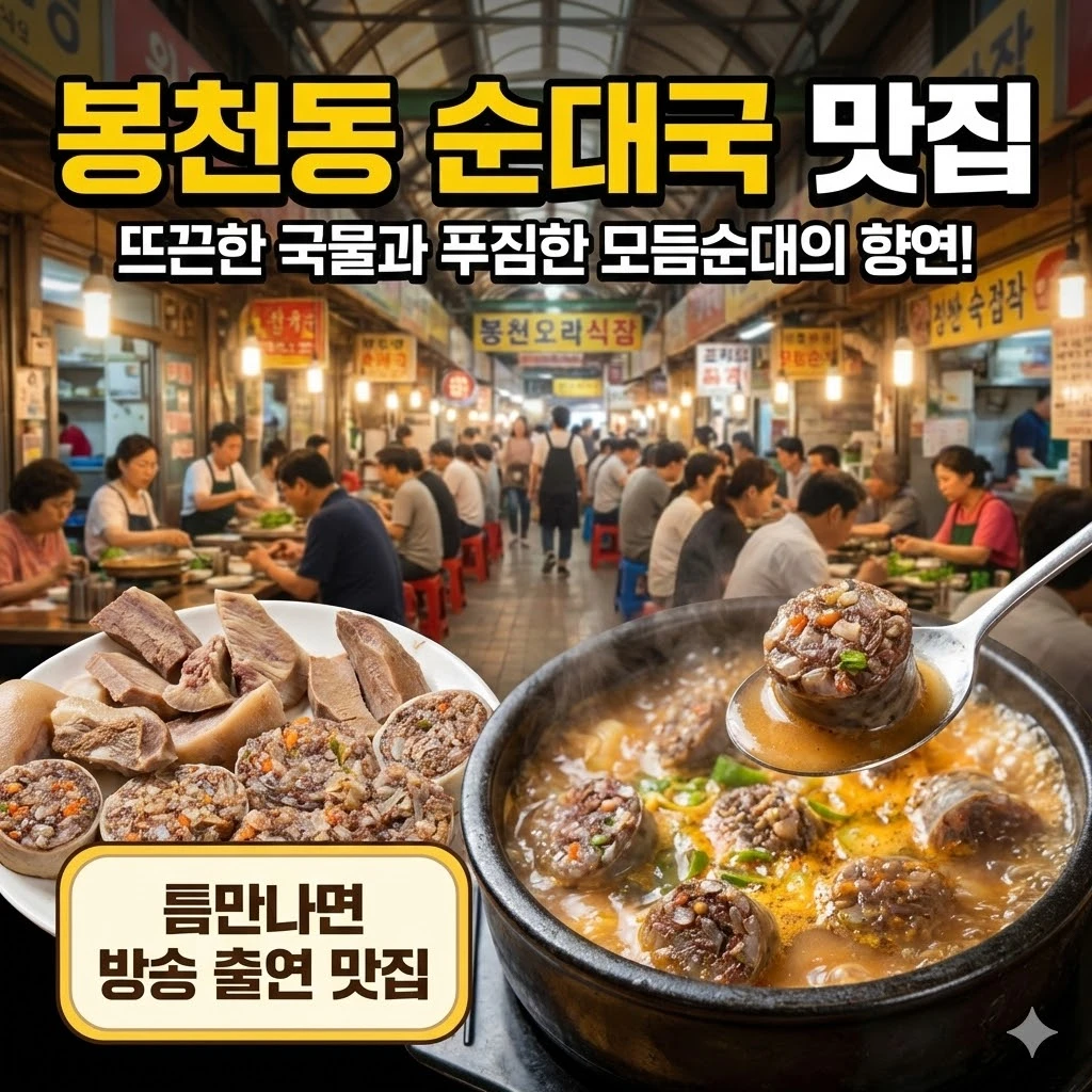 틈만나면 봉천동 순대국