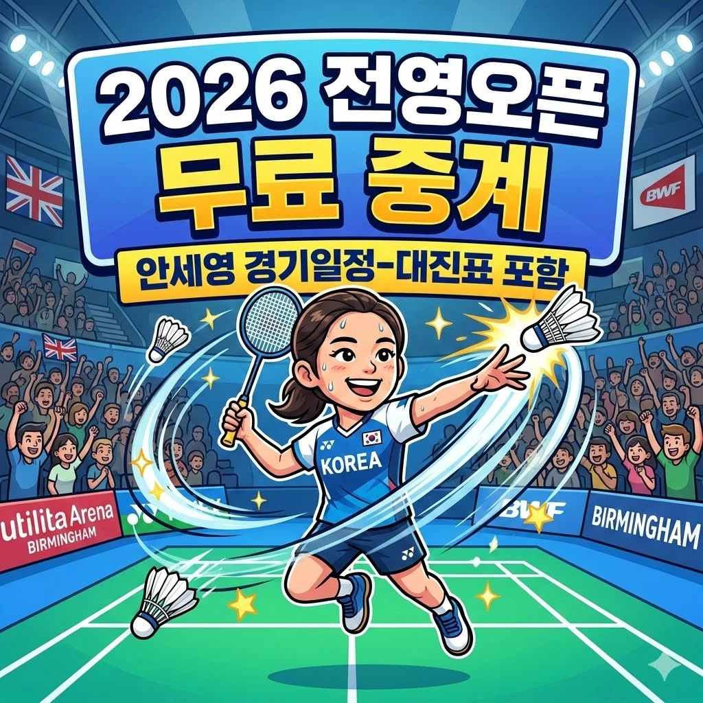 2026 전영오픈 무료 중계 시청 방법