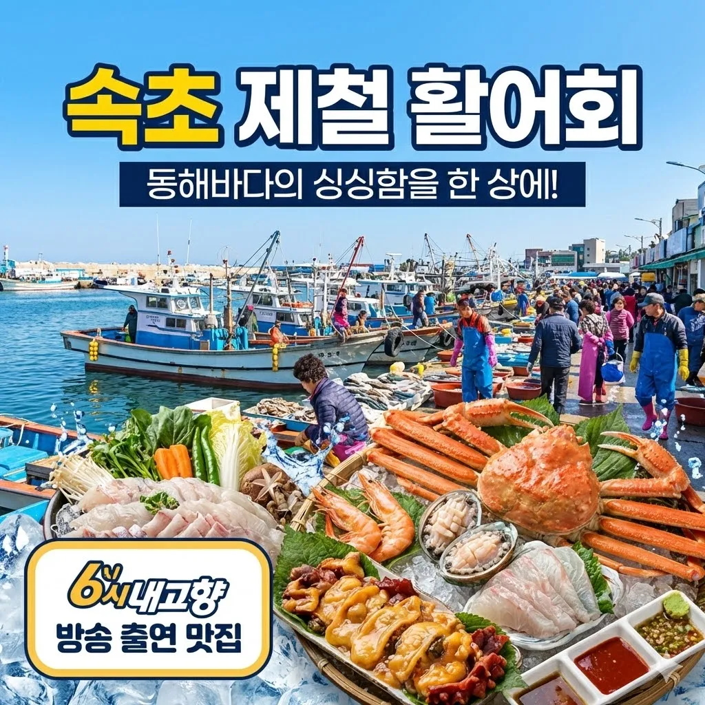 6시내고향 속초 제철 활어회