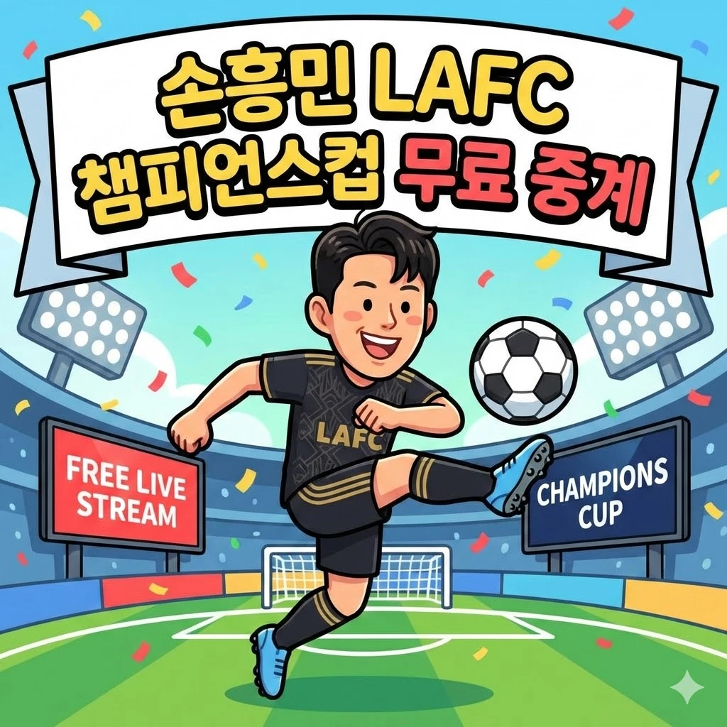 손흥민 LAFC 챔피언스컵 무료 중계