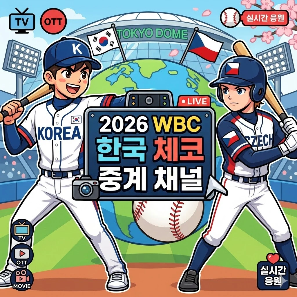 2026 WBC 한국 체코 중계 채널