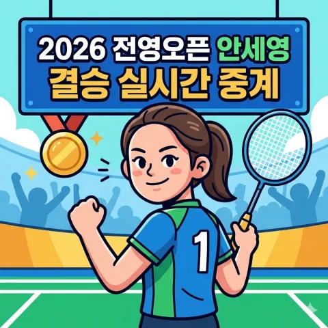 2026 전영오픈 안세영 결승 실시간 중계