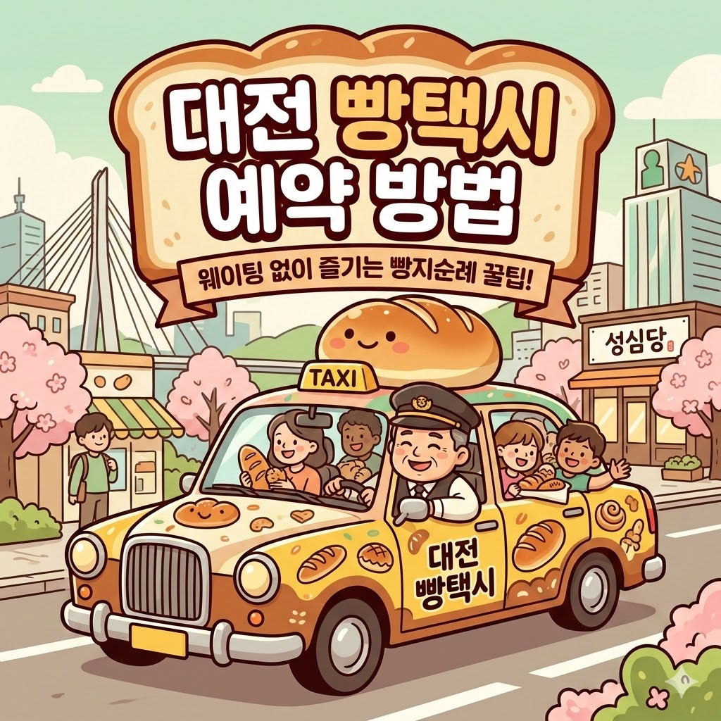 대전 빵택시 예약 방법