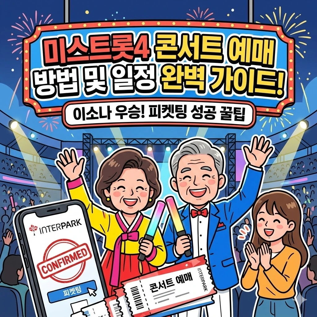 미스트롯4 콘서트 예매 방법 및 일정